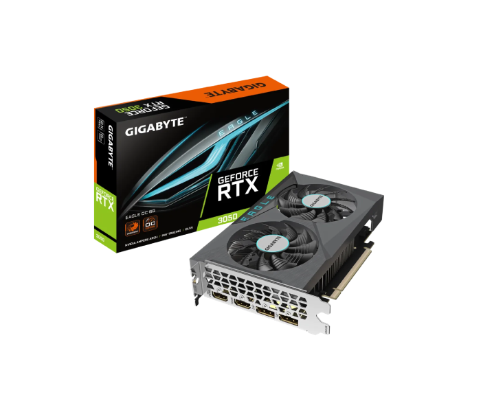 Gigabyte GeForce RTX 3050 EAGLE OC 6G Video Card